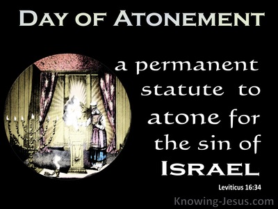 Leviticus 16:34 A Permanent Statue To Atone For Sin (white)